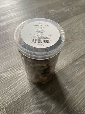 Threshold Mixed Neutral Pebbles Vase Filler